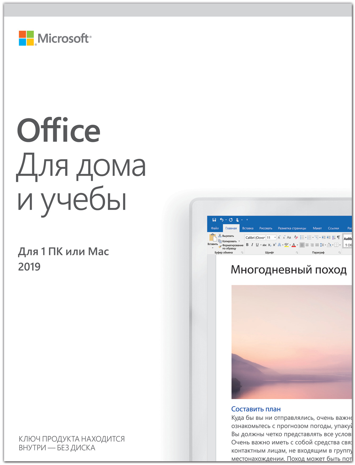 Офисные пакеты Microsoft Office.